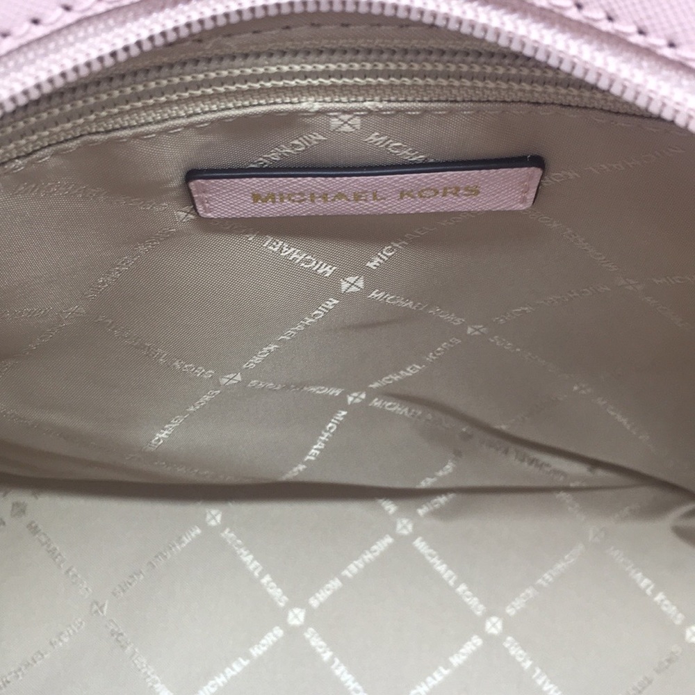 MICHAEL KORS SM TZ SHLDR TOTE BLOSSOM 35SOGTVT1L - Picture 12 of 16